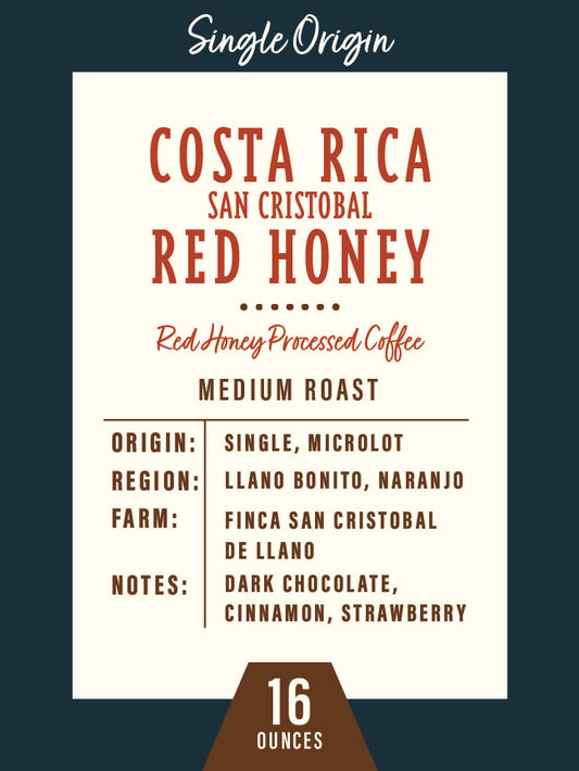 Costa Rica Red Honey - 1lb Bag
